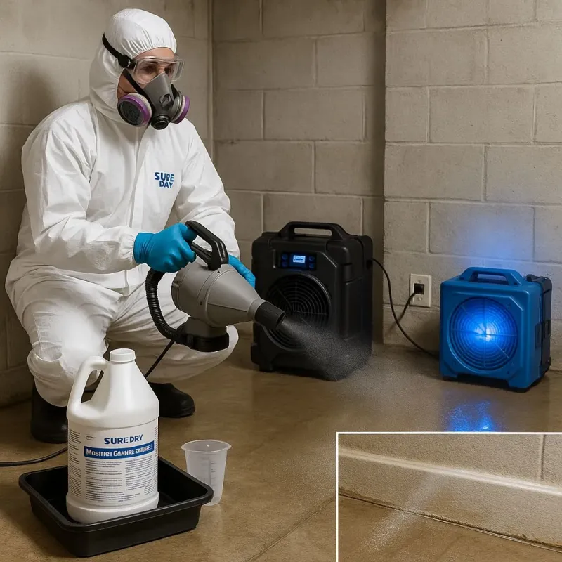 Sanitization and Odor Removal process in Maumee, OH